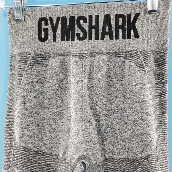 GYMSHARK grey full length workout leggings M - Picture 2 of 16